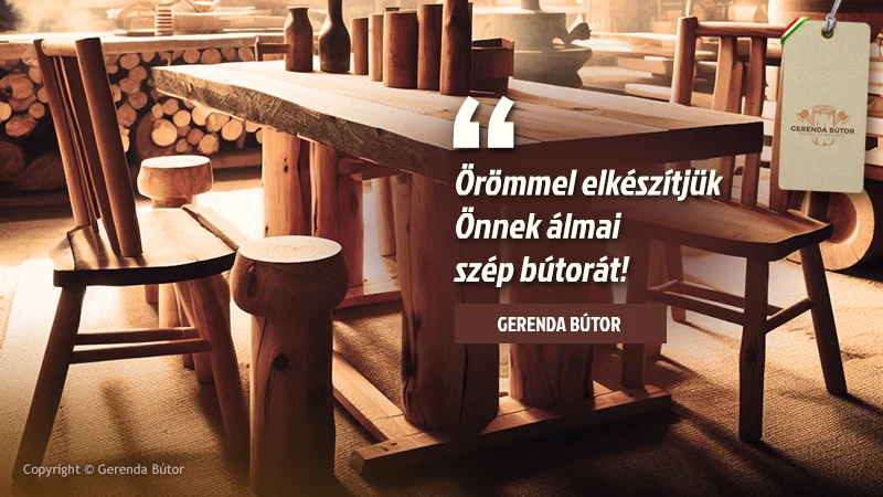 Asztalos műhely, bútor gyártás