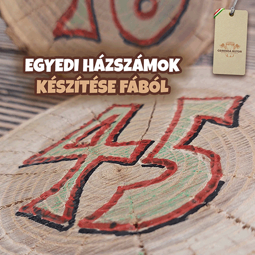 egyedi hászszám készítés ani