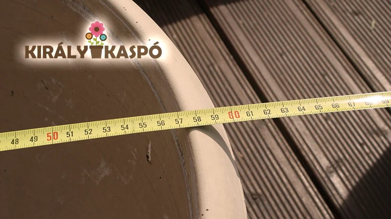 Kültéri kő kaspó