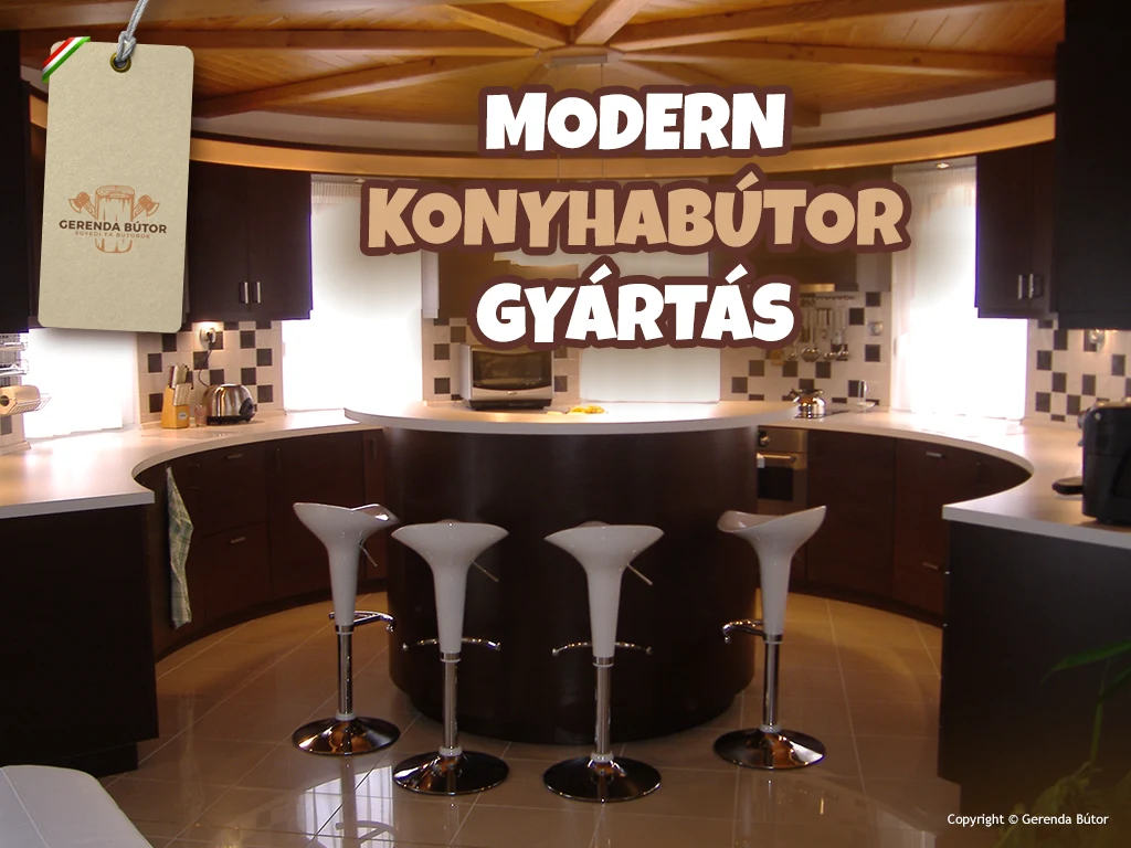 modern konyhabútor gyártás