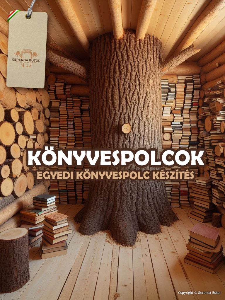egyedi könvyespolc egyedi polcok készítése