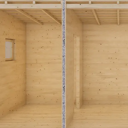 Mobilház berendezve