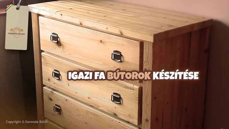 Egyedi gerenda bútor gyártás