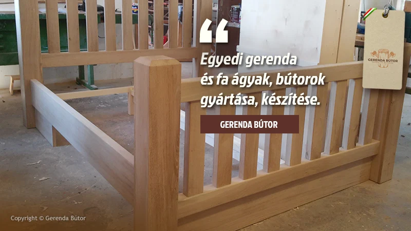 Egyedi gerenda ágy gyártás